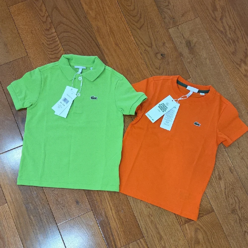 3 Lacoste Kids Polo Shirts